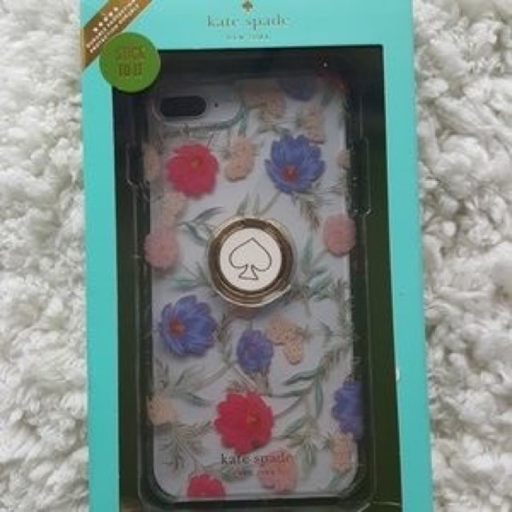 Kate Spade Floral Phone Case - Red, Blue, Pink